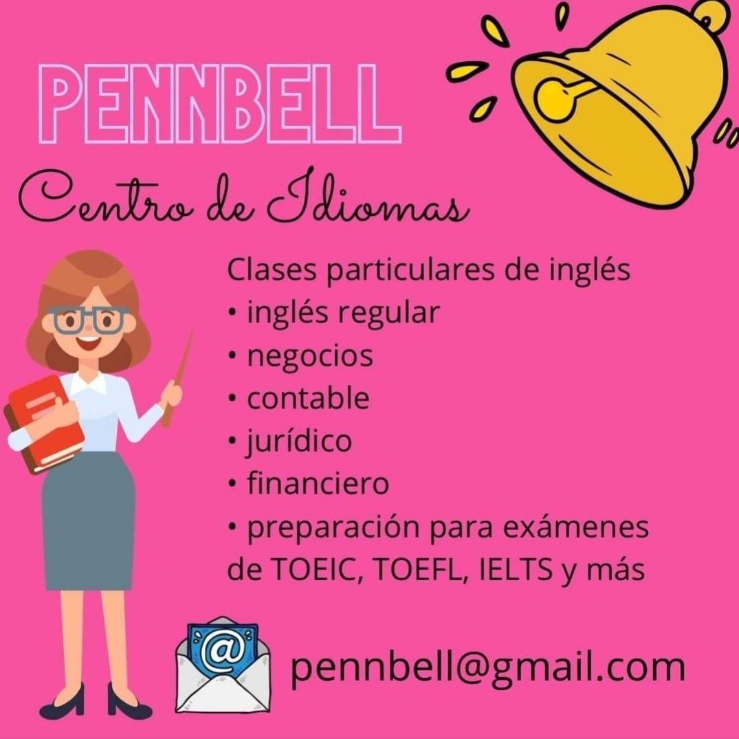 Amigos, necesito de su ayuda (un RT y Me Gusta). Tengo pocos alumnos en este momento y yo mantengo mi hogar. Se los agradecería mucho. 🙏

🟡 Profesora de inglés certificada con más de 25 años de experiencia ofrece CLASES PARTÍCULARES DE INGLÉS ONLINE.

#WhatsApp+584126031500