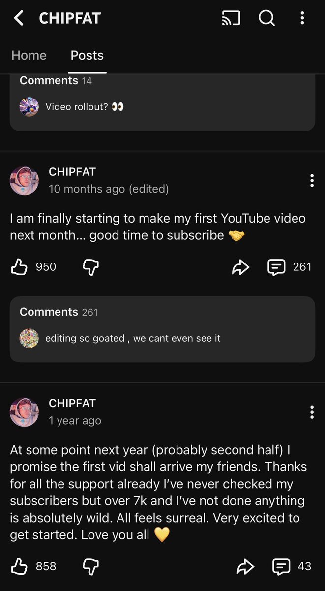 flammablemedal0's tweet photo. @CHIPFAT_ Yes bro we’re 18k subscribers waiting 🫡 https://t.co/JCYBLpvfIy