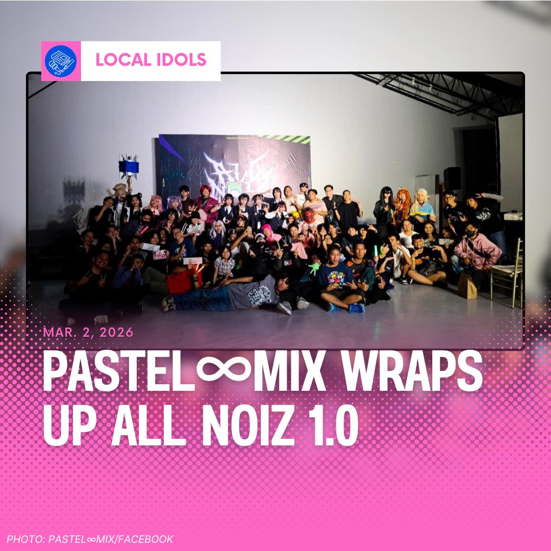 mokugekishanews's tweet photo. Pastel∞Mix concluded their ALL NOIZ 1.0 event yesterday (March 1) at the La Herencia Pavilion, Davao City.

READ MORE: https://t.co/tlthuqLJSq

#PastelMix 
#Idols 
#LocalIdols
@pastelmixinfo https://t.co/s3fWknLami