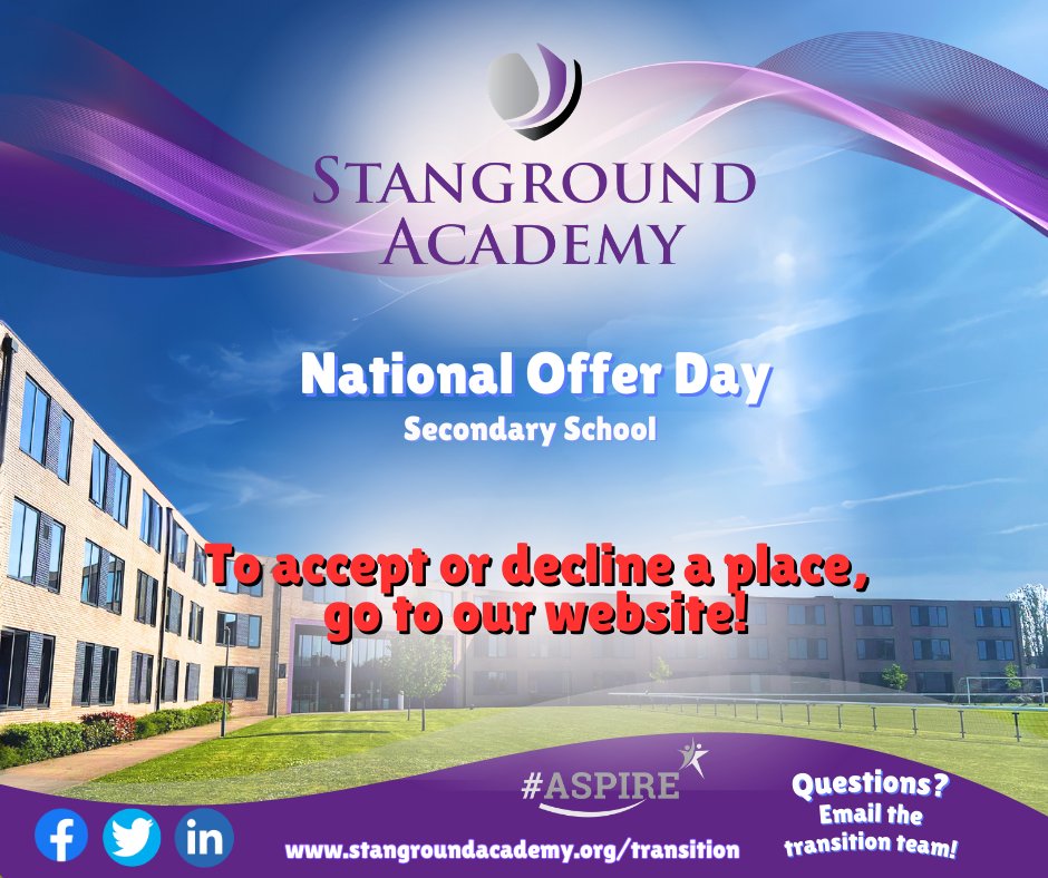 Stanground Academy tweet media