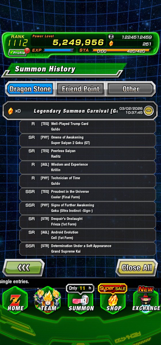 ohActionZ's tweet photo. Sé que estoy alejado de Dokkan pero ¿Cómo carajos saqué 3 Goku UI seguidos? Cinema. https://t.co/vfeorQJU2J