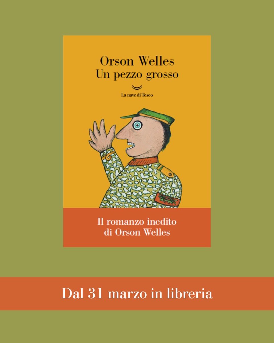 lanavediteseoed's tweet photo. Orson Welles, in questo suo romanzo inedito, rimasto a lungo sconosciuto e da poco riscoperto, smonta con ironia feroce il mito della democrazia “da esportazione” e il cinema stesso che l’ha raccontata regalandoci un romanzo prezioso e dal ritmo travolgente, una satira lucidissima e spietata del potere, del capitalismo globale e delle sue maschere.

Dal 31 marzo in libreria.