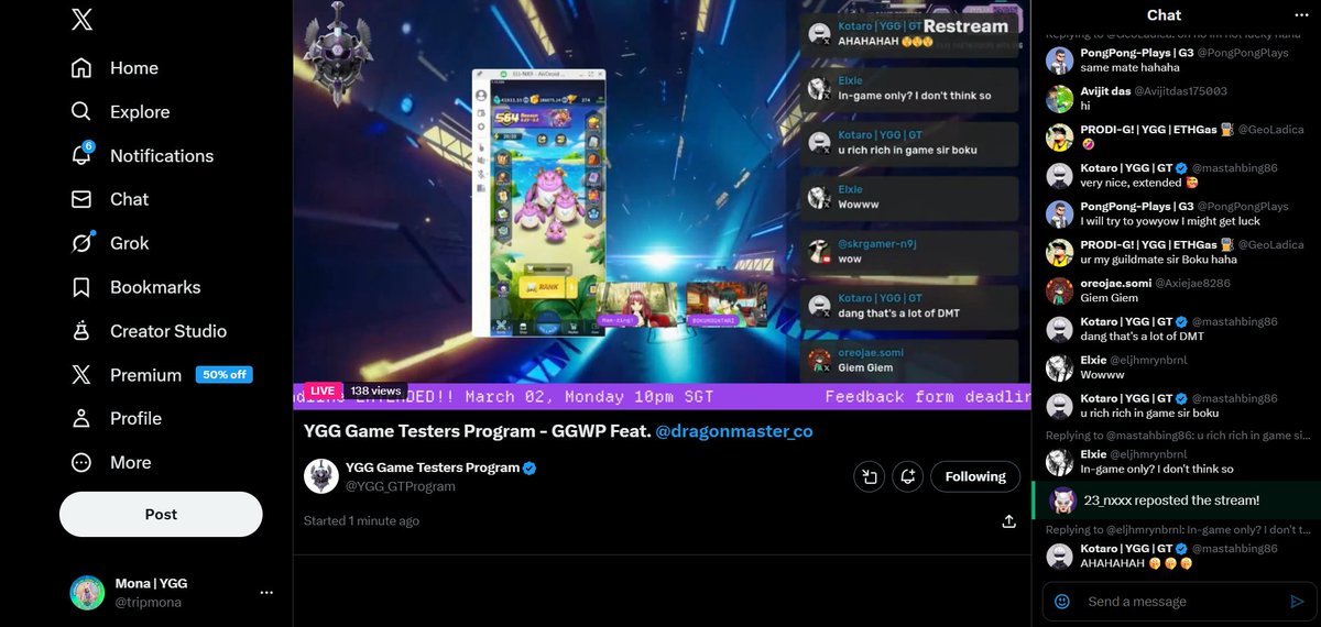 Mona | YGG tweet media