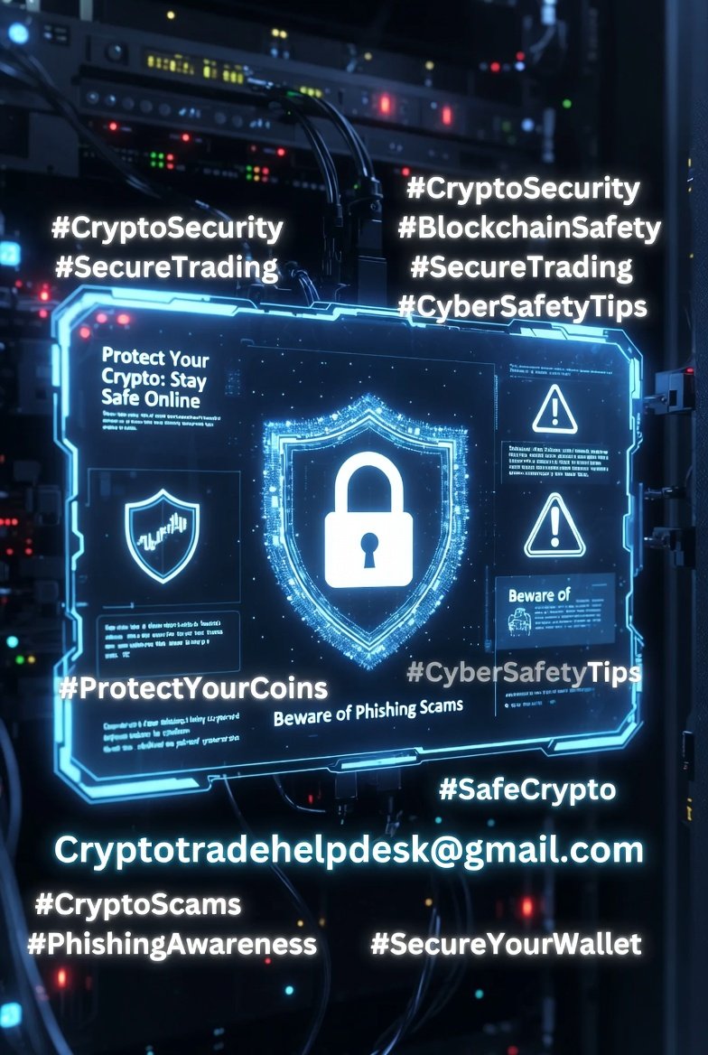 TradeCrypto220's tweet photo. Use Strong Passwords
Caption:
Weak passwords are easy targets for hackers.
📩 Security help: Cryptotradehelpdesk@gmail.com
Hashtags:
#PasswordSecurity #CryptoSafety #BlockchainProtection https://t.co/SMQwb9FAdI