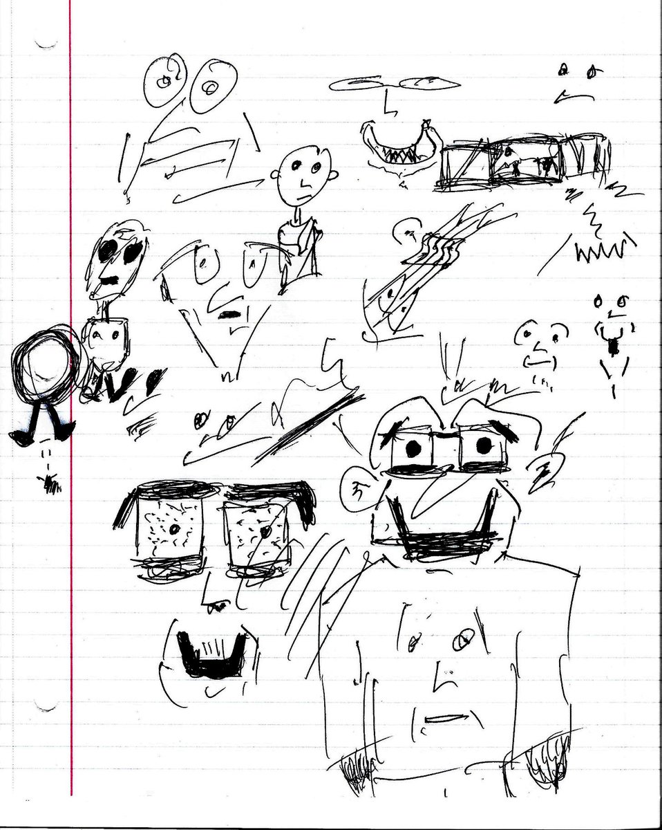 HarveyDog1962's tweet photo. I came across these meeting notes taken three weeks before retiring. Do you think I had already checked out? Haha.
Have a great start to your week! 😀
#notes #meetingnotes #Doodles #sketching #sketch #boredatwork #workinglife https://t.co/TZn0sSc8lR