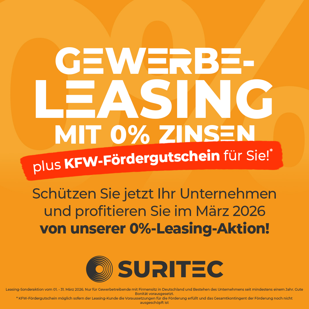 suritec_systems's tweet photo. Nur im #März bei #Suritec: #FRED mit 0% Zinsen leasen - schützen Sie Ihr Gewerbe jetzt besonders günstig gegen #Einbrecher!

#Sicherheit #Einbruchschutz #EinbruchFrühwarnsystem #Alarmanlage #WIRsindSURITEC #MadeinGermany #Leasing https://t.co/qExz0UWqO4