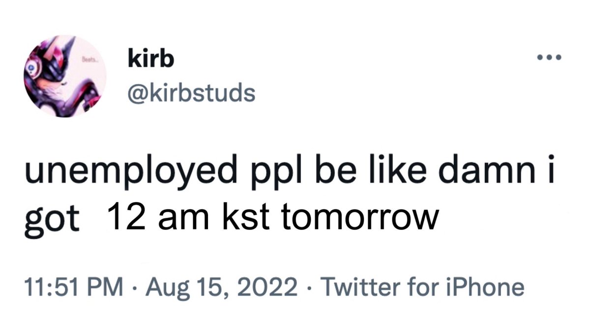 everybody up for 12 am kst