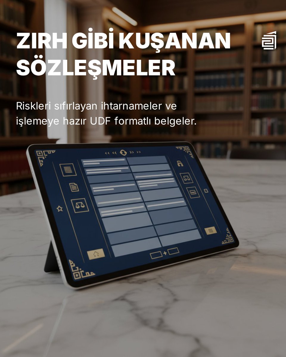 evrakaicom's tweet photo. Evrak AI, her belgeyi UDF işlemeye hazır ve hukuki sürece tam uyumlu şekilde sunar. Riskleri sıfırlayan ihtarname ve sözleşmelerle hukukun teknolojik standardını siz belirleyin. ⚖️

Prestij ve hız tek panelde: https://t.co/FCaVwokSkP

#EvrakAI #LawTech #Hukuk #DijitalDönüşüm https://t.co/PIgZJimHKm