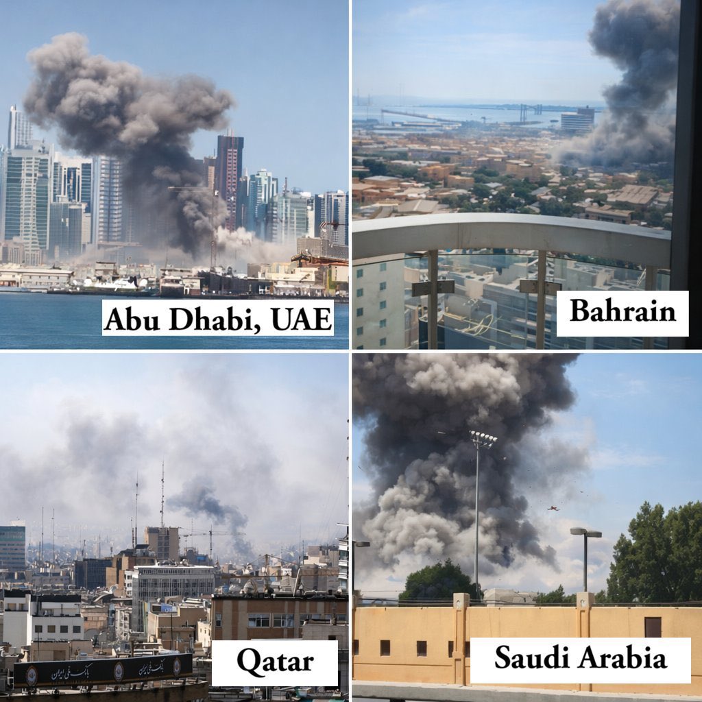 ALAMINB21840639's tweet photo. When fellow Arab countries decided to side their enemies by opening their air spaces, allowed their enemies to use their land to launch attacks and provided intelligence. You can't expect anything less.

Iran is already on the ground. They don't have fears again. https://t.co/9gXv3EbmqJ