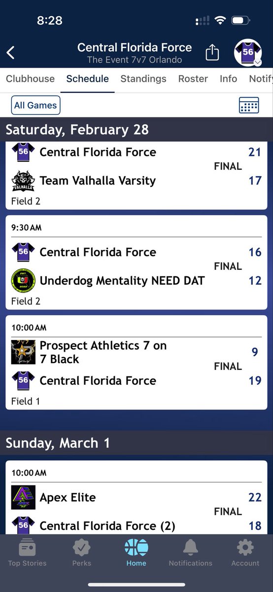 TheForce7v7's tweet photo. JSM Sports Turf Final Scores
The boys had a good weekend again. We didn’t finish on top, but we are doing a good job of preparing for Spring Ball 🤝🤝
#IAMONE https://t.co/9qRVuHfJHw
