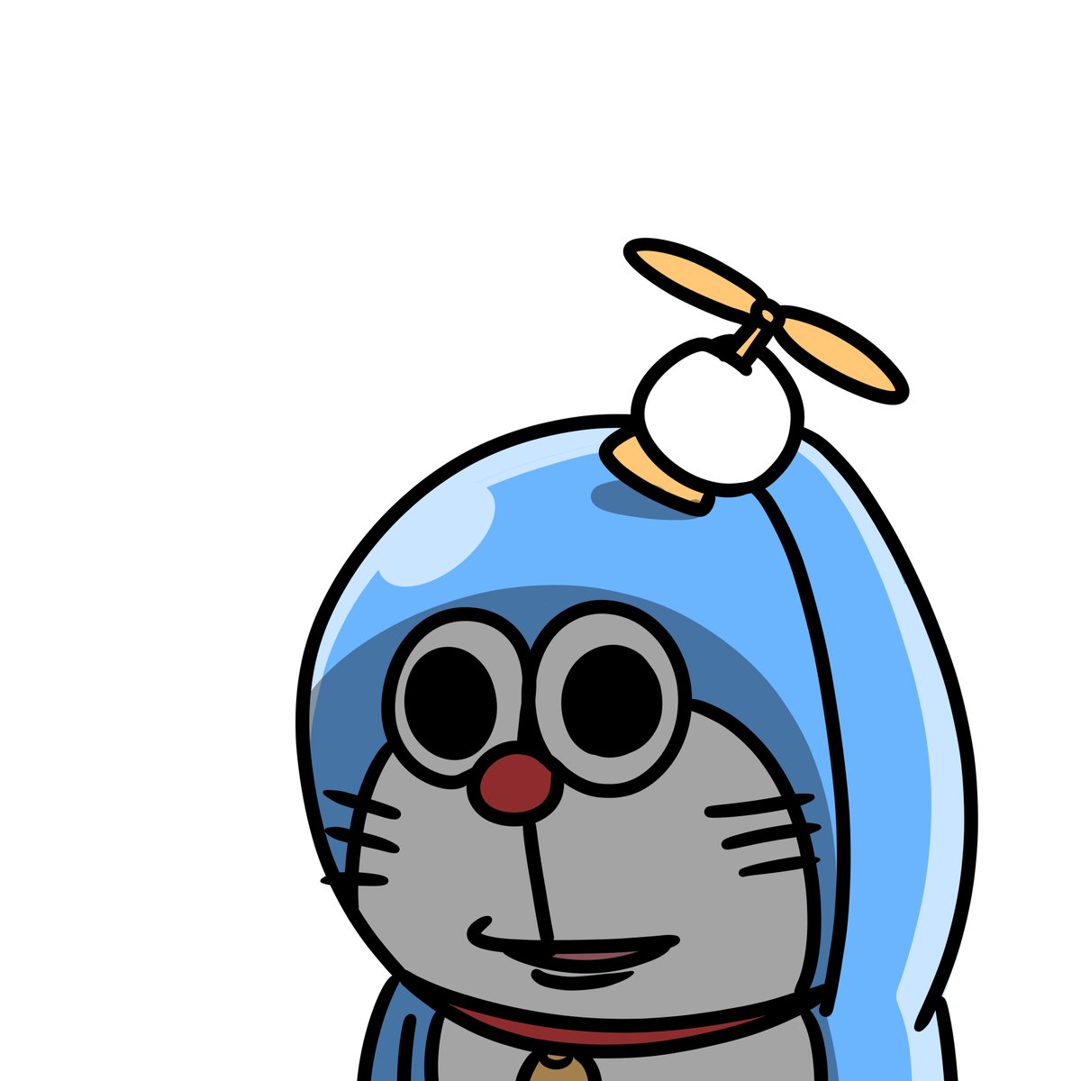 「たまに伸びるドラえもんの腕」|Mr.Aのイラスト
