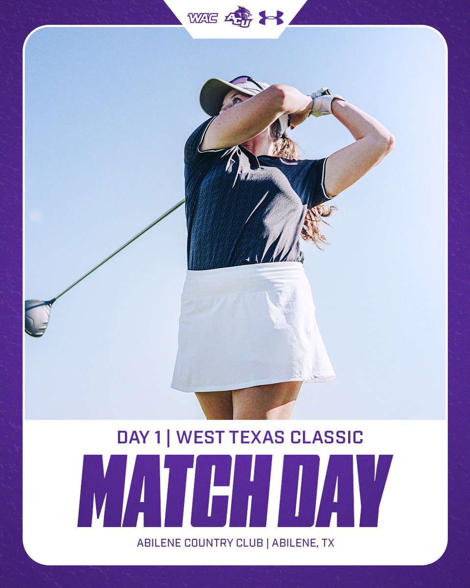 Day 1️⃣ on our home course🤩

⛳️: Abilene Country Club
📍: Abilene, TX

#GreaterThan> | #GoWildcats