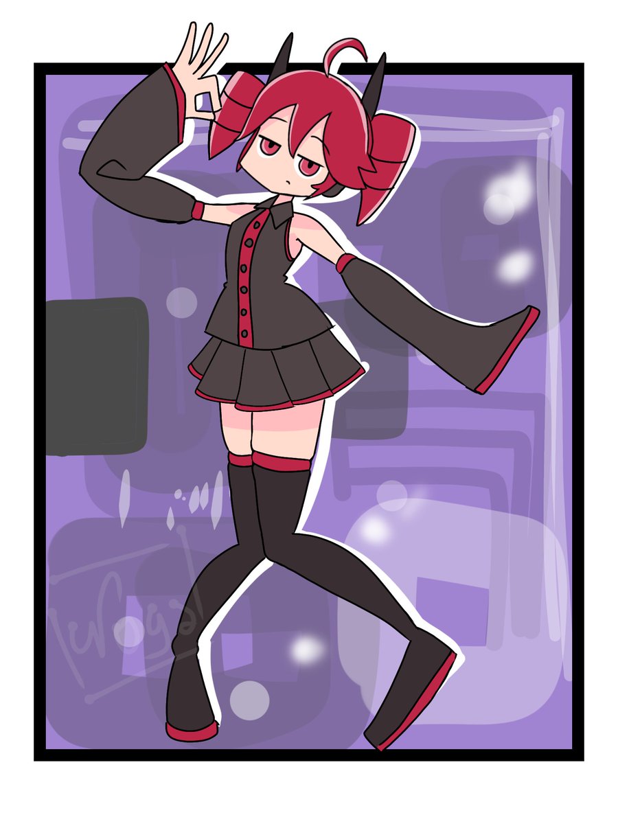NogaWulf's tweet photo. #Teto #splitdance #digitalart #VOCALOID #fanart https://t.co/7D1D3XTRi5