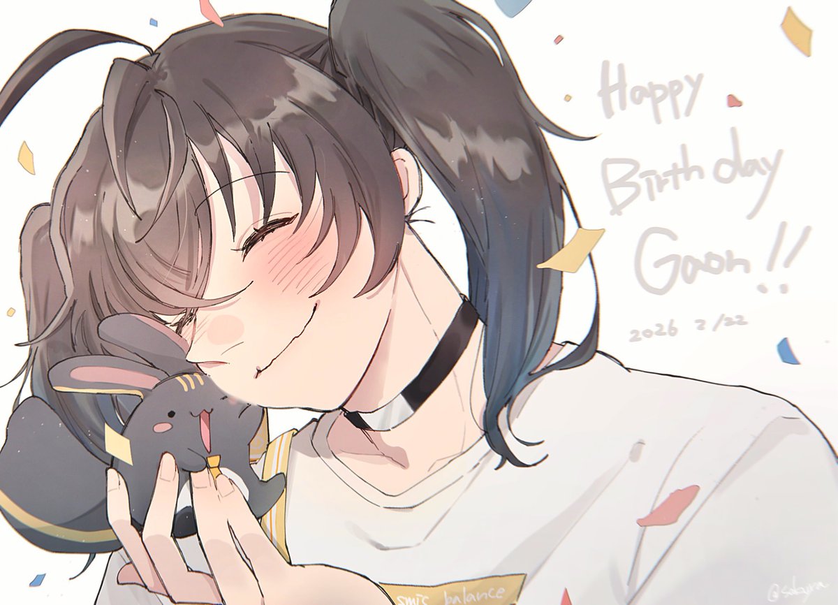 祝うのがとっても遅れてしまってごめんね、ガオンくんお誕生日おめでとう！Gaideは待ってるぞ！✨✨🎉
 #HBD_GAON  #GaonArt