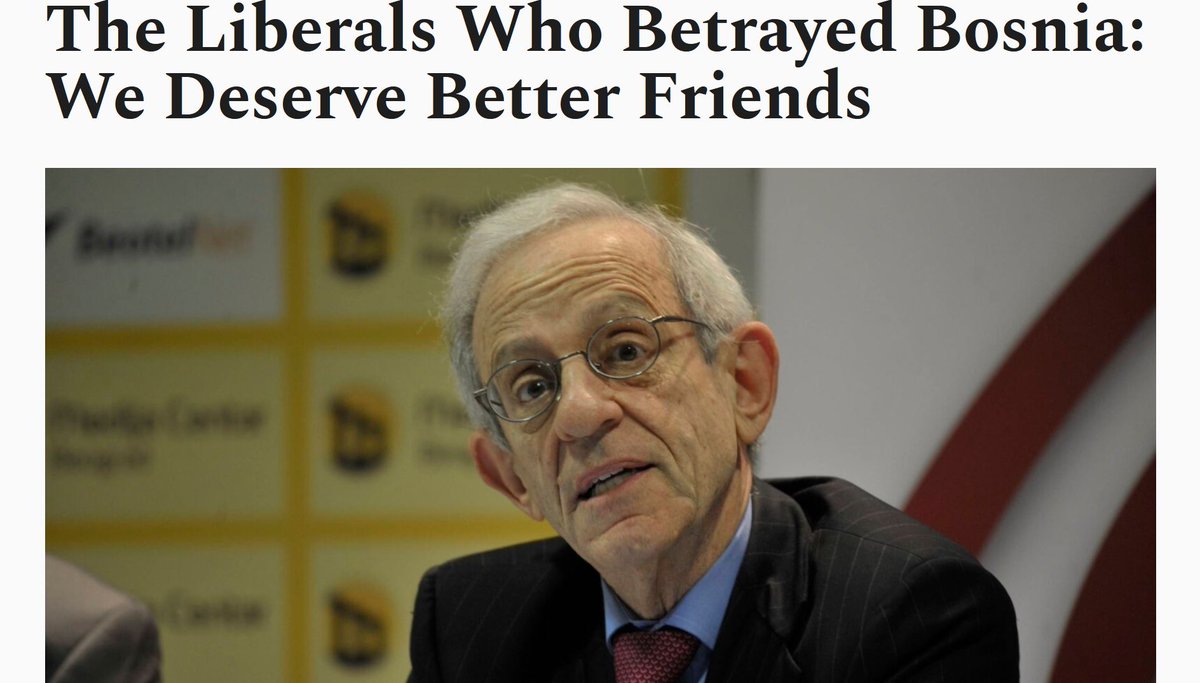We deserve better friends: The liberals who betrayed Bosnia - The case of Daniel P. Serwer, by Esad Širbegović <a href="/__ESAD/">Esad Širbegović</a> | Brave New Europe <a href="/BRAVENEWEUROPE1/">Brave New Europe</a> braveneweurope.com/esad-sirbegovi…