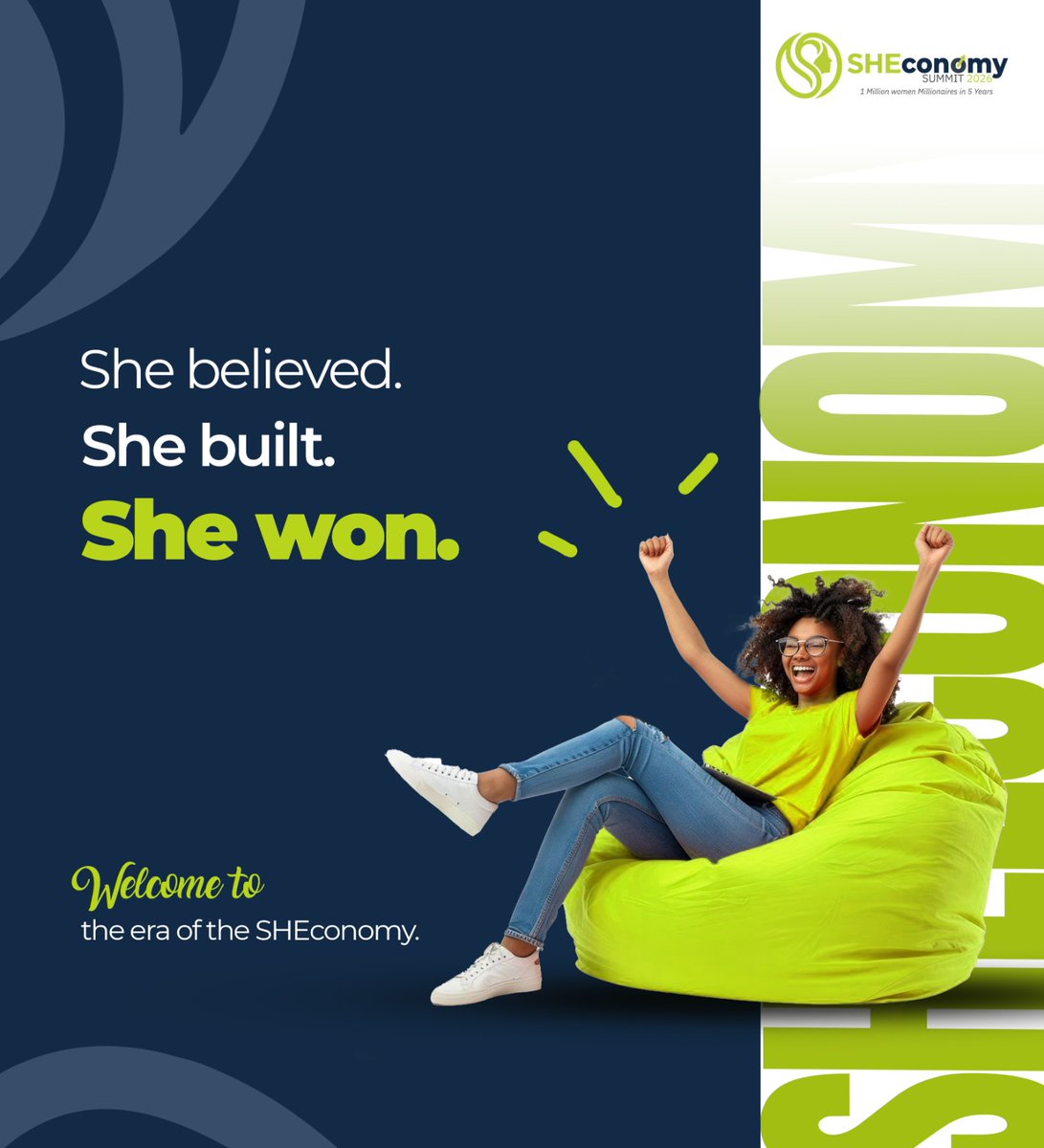 SheconomyKE's tweet photo. Success isn’t just a destination it’s a conscious choice to take up space in the market. We’re rewriting the rules of wealth and building a legacy that’s uniquely ours

Are you ready to join the movement??

#SHEconomy2026 #SHEconomySummit https://t.co/hrNBPx1Efp