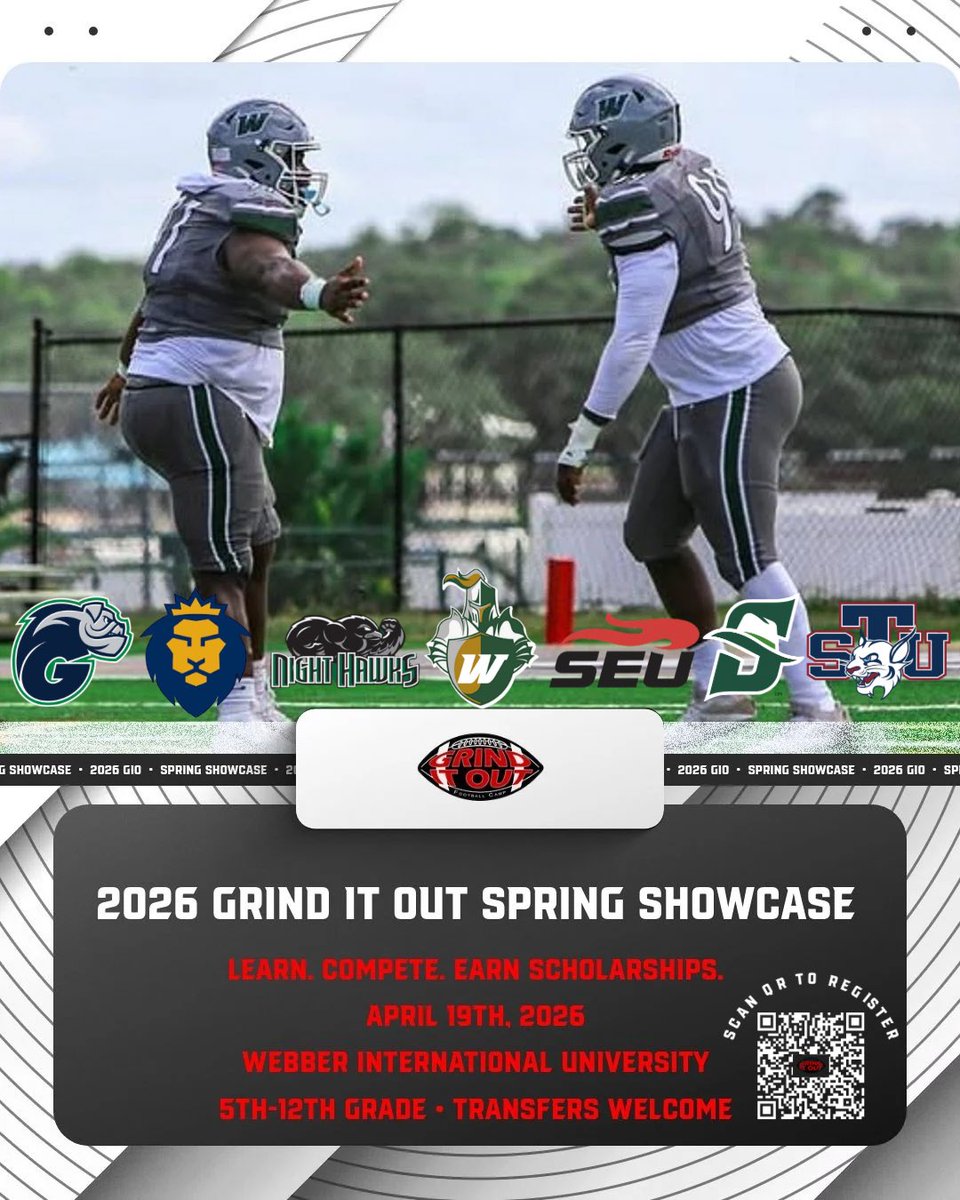 Webber Int'l University Football tweet media