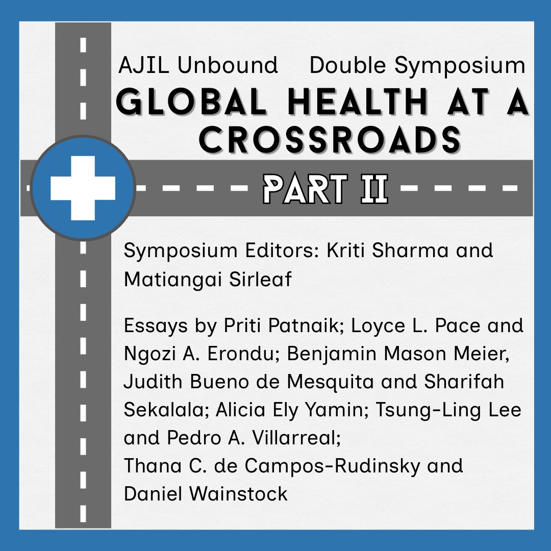 AJIL and AJIL Unbound tweet media