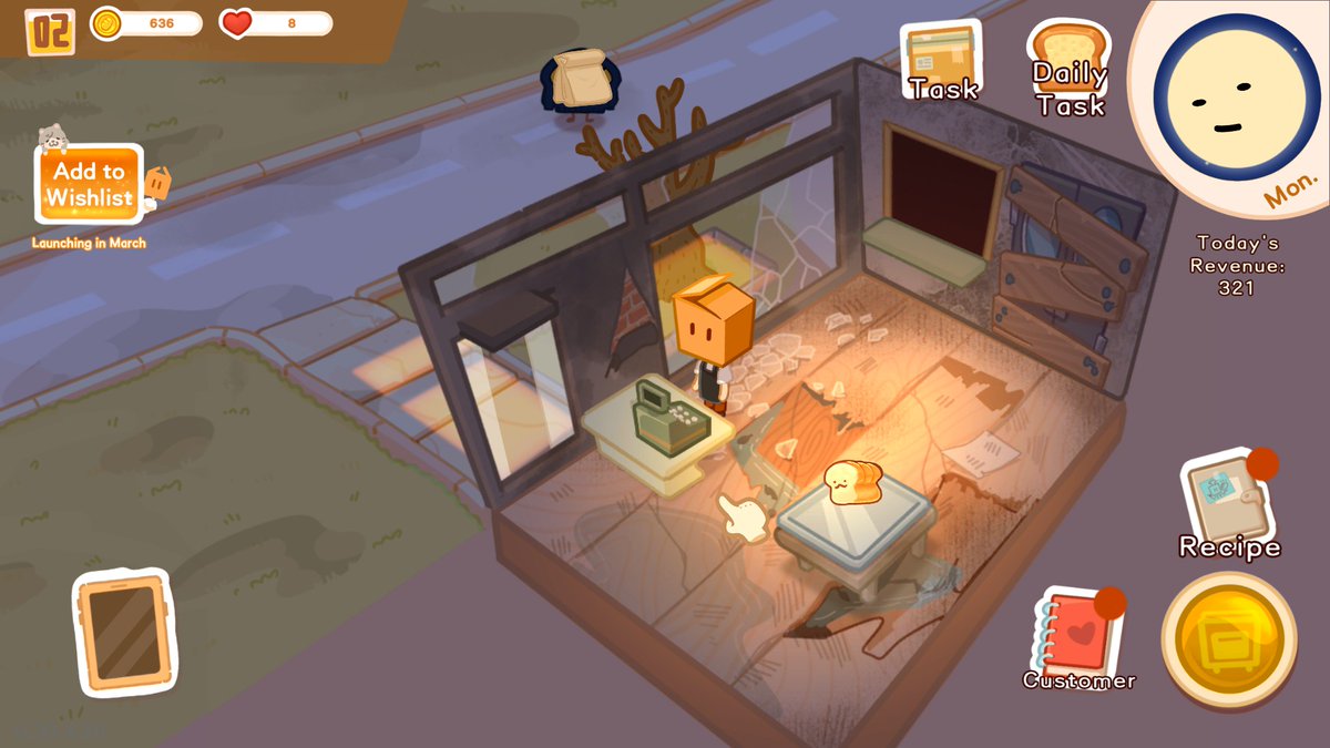EriketiKoulouri's tweet image. Box Bakery demo📦
Very fun mechanics, so much to do during the day and many shops to visit in the map!🥐
The story is very cute and funny, the art is adorable and I was looking forward to unlock more cute characters and recipes! 
Comment Demos you played recentely
#SteamNextFest