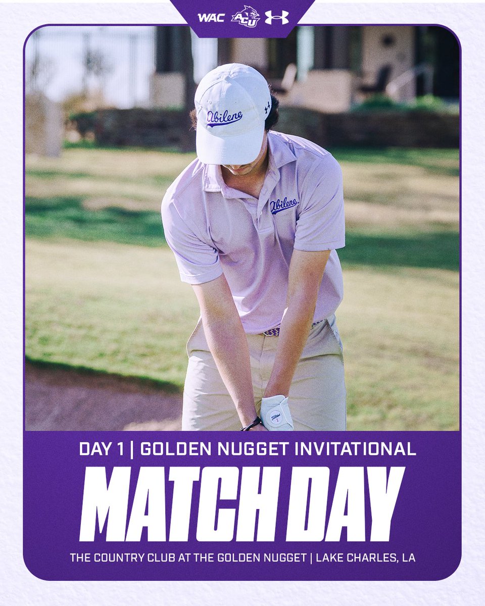 ACU Men’s Golf tweet media