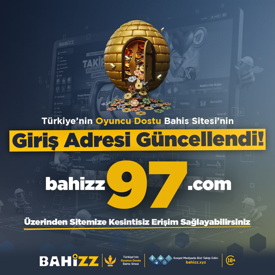 BahizzTR's tweet photo. GÜNCEL ADRESİMİZ YENİLENDİ!

🔔 Tüm Güncellemelerden Haberdar Olmak İçin Sosyal Medya Adreslerimizi Takip Ediniz. https://t.co/K40f51t7V1