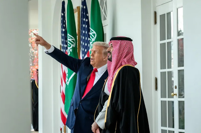 No mês passado antes do ataque de Israel e EUA ao Irã, o príncipe herdeiro do trono da Arábia Saudita, Mohammed Bin Salman, ligou várias vezes para Donald Trump

bastidoresdanet.com/2026/03/no-mes…