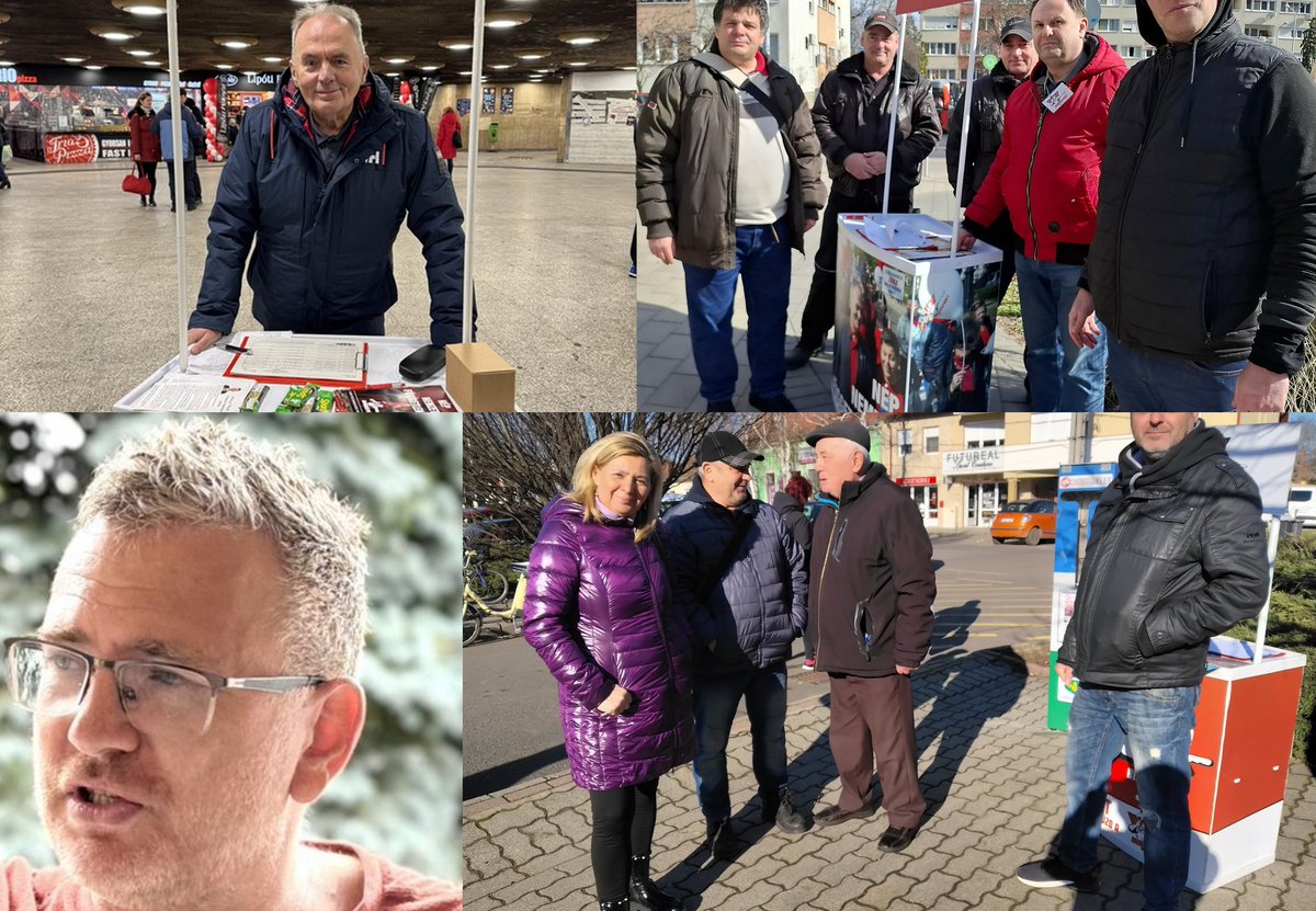 Országszerte folyik az ajánlások gyűjtése. A Szolidaritás Pártja-Munkáspárt 90 jelöltje közül 5 fő bejelentése megtörtént. A gyűjtés mindenütt folyik. Az MSZP már eltűnt, a DK nem baloldali. Aki baloldalt akar, támogassa A Szolidaritás Pártja-Munkáspárt jelöltjeit!