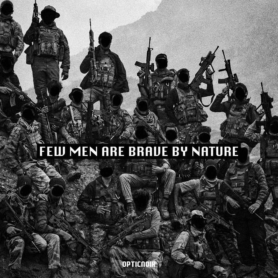 Few men are brave by nature, but good discipline and experience make many so