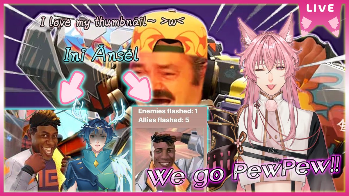 NinomiyaShoVT's tweet photo. 【Valorant🔫】• Let's Go PewPew~ I love This Thumbnail >w<
//>w<//
⏰Tonight at 21 : 00 p.m. (GMT+7) ~
⛩️Waiting Room : https://t.co/lRZMVHIrCn
//>w<//
#SeiShoW #vtuber #VALORANT https://t.co/ax2VzzcjVL