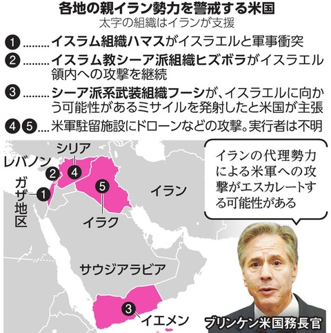 bo64026's tweet photo. 【親イラン組織】次々と参戦！
#ハマス 
#ヒズボラ 
#フーシ派

記事👇（レス表示）
https://t.co/7PaBx9s0LB https://t.co/UjAIF6XQ5H