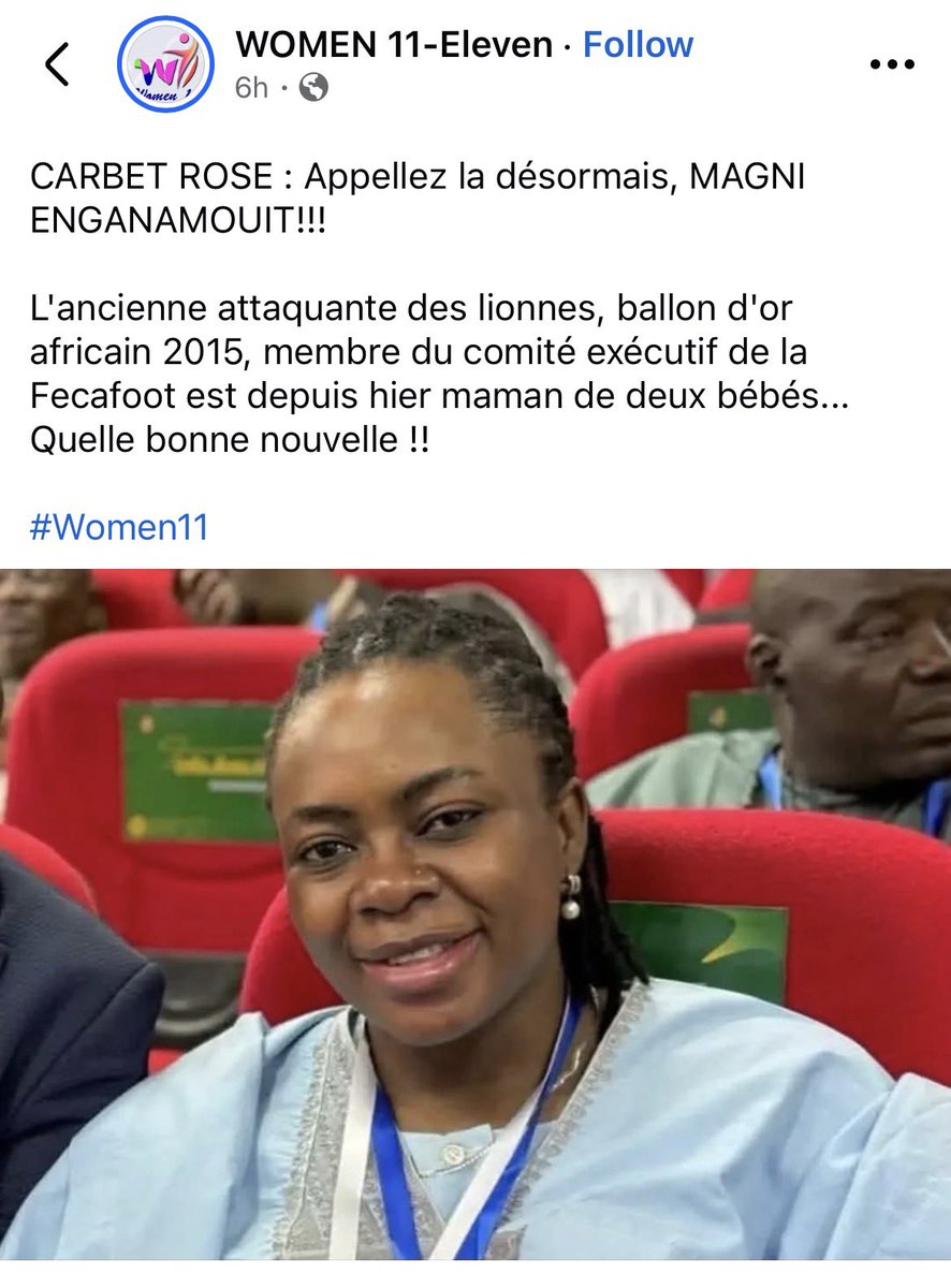 Félicitations 🎉 à notre unique Ballon d’Or féminin CAF