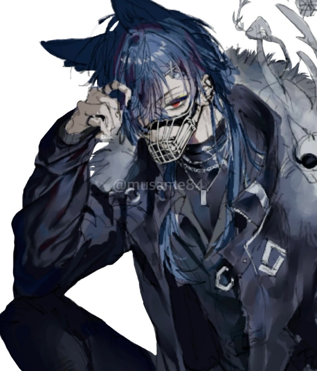 Post by 無鮫 on X: ⚠︎ケモ耳、長髪