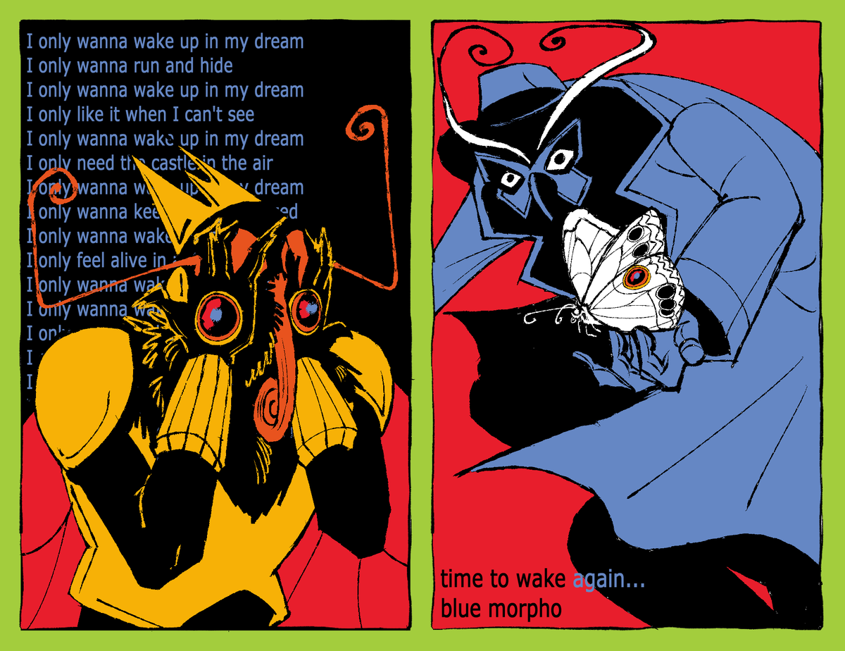 dreams / blue morpho