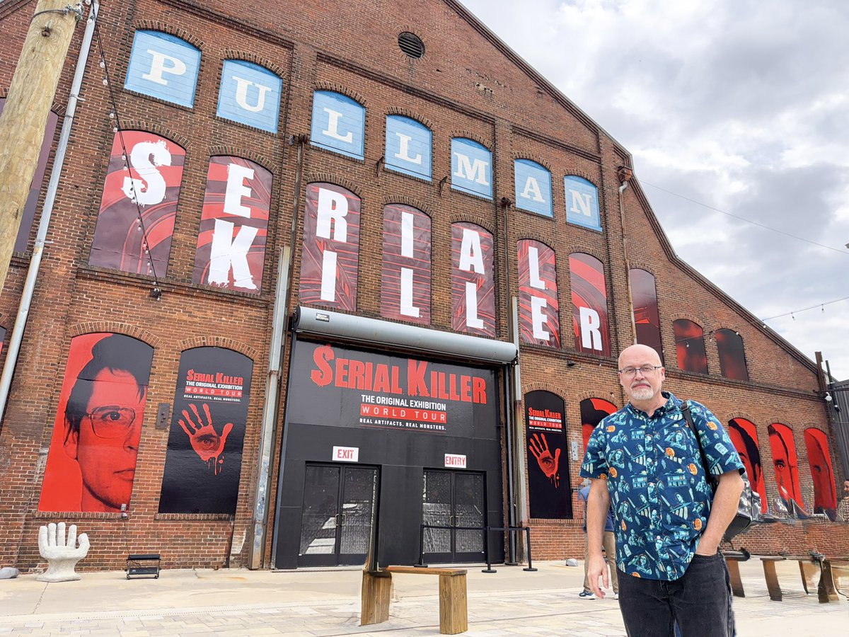 jimorear's tweet image. In case you missed my video coverage of the amazing Serial Killer Exhibition World Tour… link is in the comments. 
#serialkiller #horror #truecrime