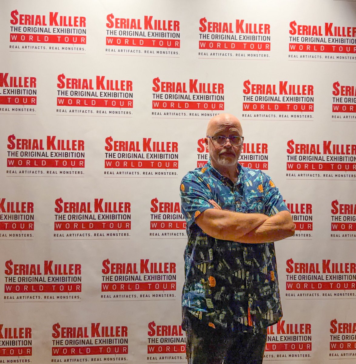 jimorear's tweet image. In case you missed my video coverage of the amazing Serial Killer Exhibition World Tour… link is in the comments. 
#serialkiller #horror #truecrime