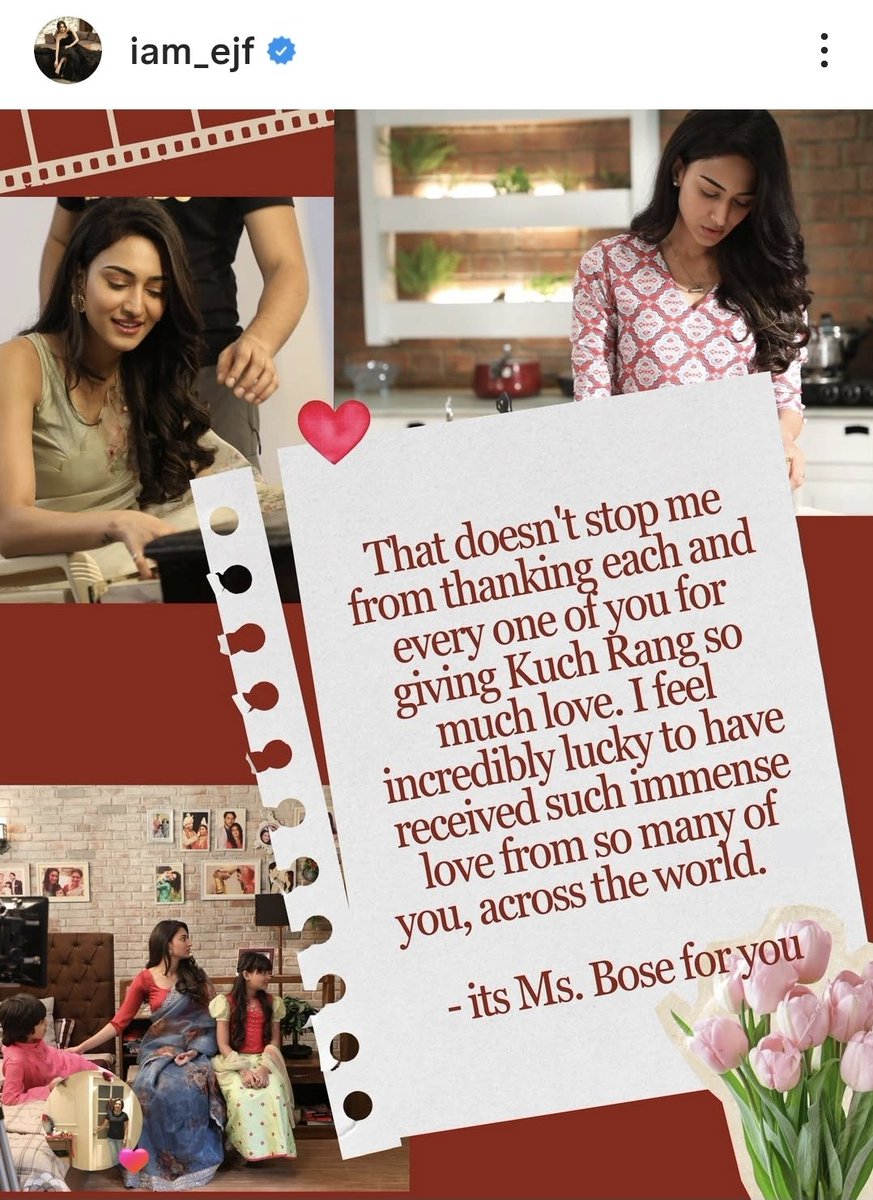 Eri's post on 10 years of #KRPKAB from Dubai. Take care Eri.
You will be always Miss Bose for us.💕
#EricaFernandes <a href="/IamEJF/">Erica J Fernandes</a>