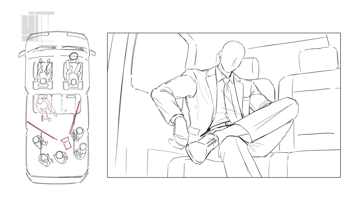 こちら、実際にお渡ししたTXTXXIの構図案です！