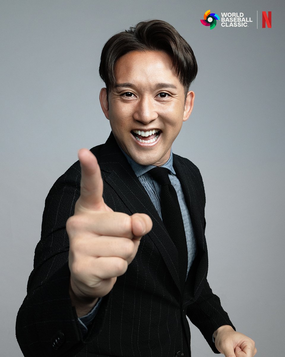 NetflixJP's tweet image. 2026 ワールドベースボールクラシック

元プロ野球選手・杉谷拳士
ナビゲーター就任！

最前線から選手に声援を届けるほか
Netflix 公式SNS等から大会を盛り上げる！

全47試合／3月5日〜3月18日
Netflix 日本国内で独占生配信
（アーカイブあり）

#MAKEDRAMA #ネトフリWBC2026 #侍ジャパン #Netflix