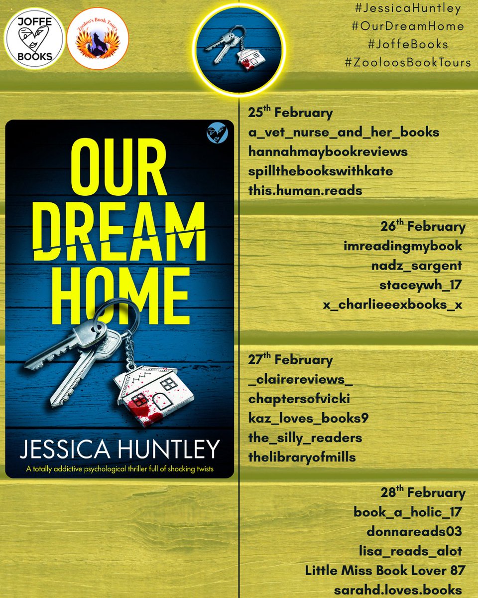 kazlovesbooks1's tweet photo. Today, I'm on the #blogtour for Our Dream House by @jess_read_write 

The book is published by @JoffeBooks 

The tour is hosted by @ZooloosBT 

My review can be read here :    https://t.co/aB3ou1cDys https://t.co/n2T4WZsVn4
