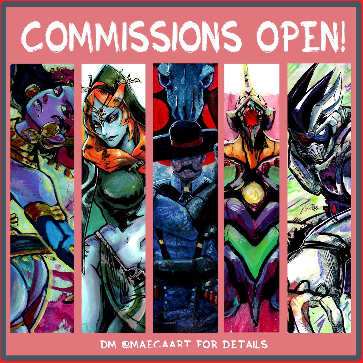 Maeca Art Comms OPEN tweet media