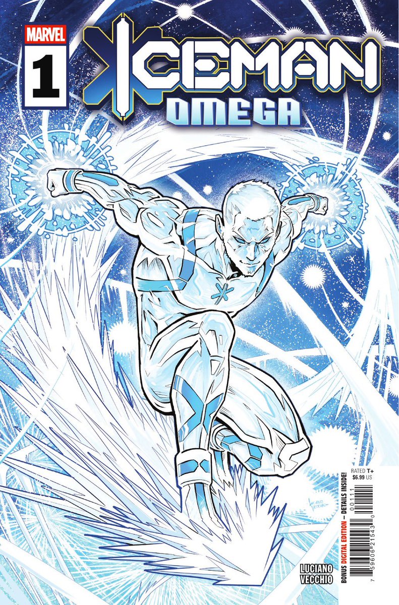 LucianoVecchio's tweet photo. ICEMAN: Omega is out this Wednesday from Marvel Comics!
Main and Variant Cover by me, Variant Cover by Lucas Werneck. https://t.co/Ob9dcVtQPC