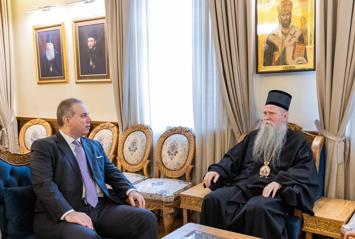 fivanovicpg's tweet photo. Susreo sam se danas s Mitropolitom crnogorsko-primorskim g. Joanikijem, s kojim sam razgovarao o prednostima pristupanja Crne Gore Evropskoj uniji i namjeri da se pregovarački proces završi do kraja ove godine. Evropska integracija je pitanje od važnosti za cjelokupno društvo i sve njegove činioce, među kojima vjerske zajednice imaju značajnu ulogu.