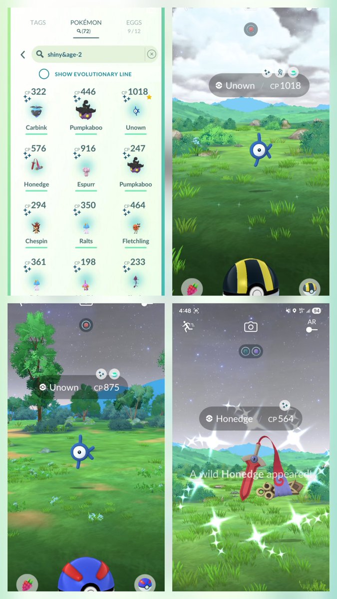Was only able to do 8 hours of tour between both day and got 72 ✨️ Glad to get the sword and the ✨️ K.  Did lots of raids but nothing good. Will focus more on the tour next year.   #PokemonGO #PokemonGOApp