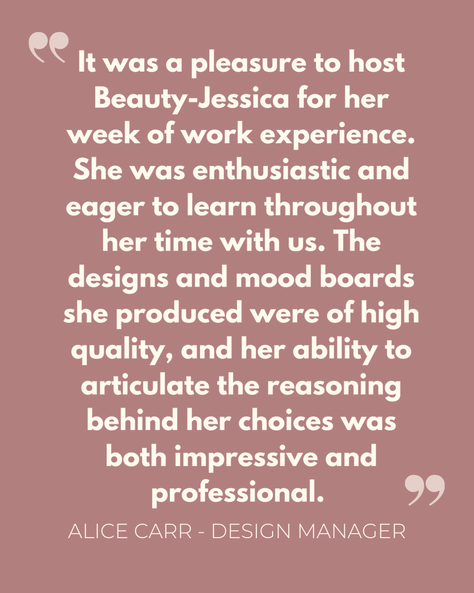 Rap_Interiors's tweet photo. We loved hosting Beauty Jessica for a week of work experience. 🌟 From design proposals to mood boards, she impressed us with her creativity, professionalism, and eagerness to learn. 

Read all about her time with our team. 👉 https://t.co/I2TzNxKdc7

#commercialinteriordesign https://t.co/q30wuy8WKy