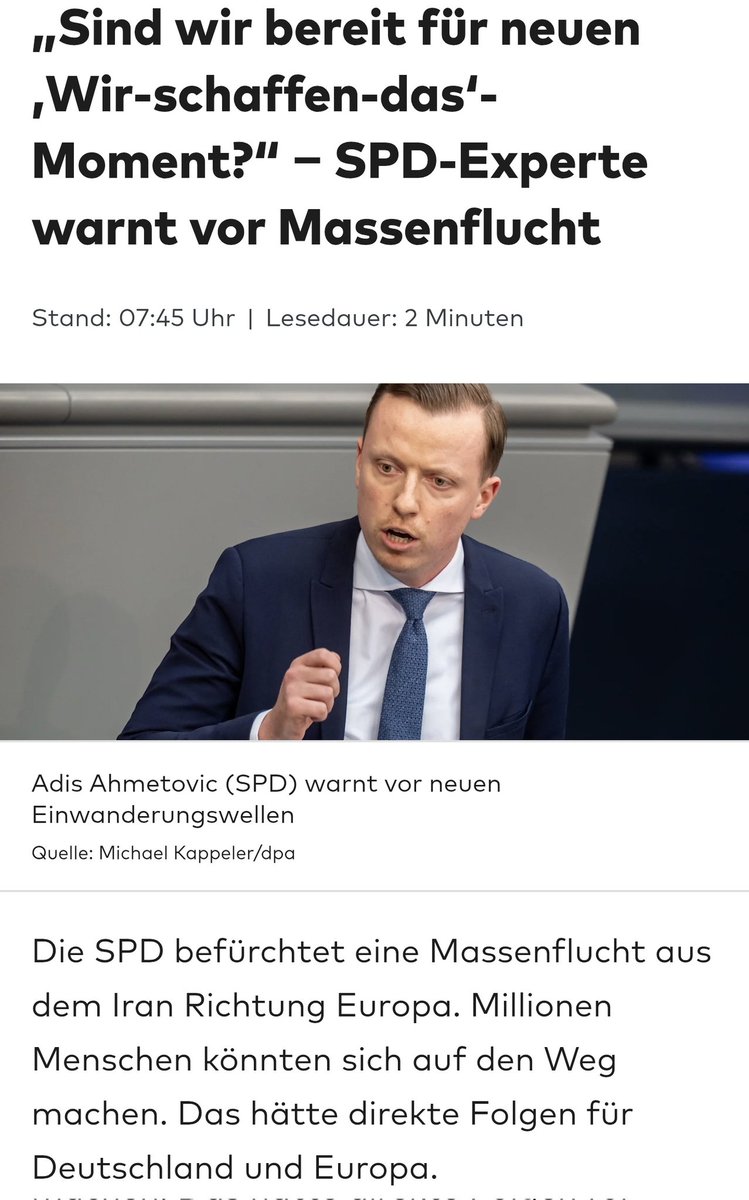 NEIN, sind wir nicht! 
Keinen Einzigen schaffen wir mehr! 
Wir sind schon mit denen überfordert, die hier sind!

welt.de/politik/deutsc…