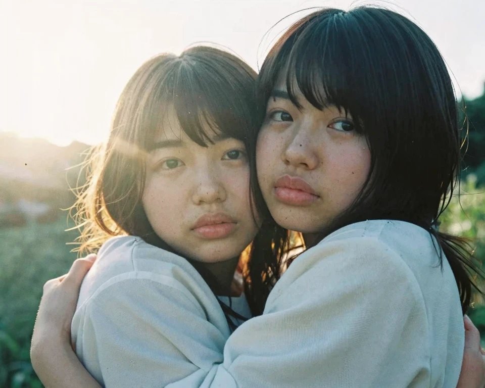 生成された画像をぼんやりと眺めて時間を過ごしている。
むかし、同級生を想像の中で双子に仕立てたりしたことを思い返しつつ。