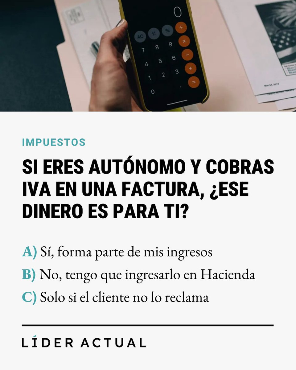 ¿Sabes quién es el sujeto pasivo del IVA cuando compras algo? No siempre coincide con quien realmente paga el impuesto.

¡Elige la opción correcta!👇