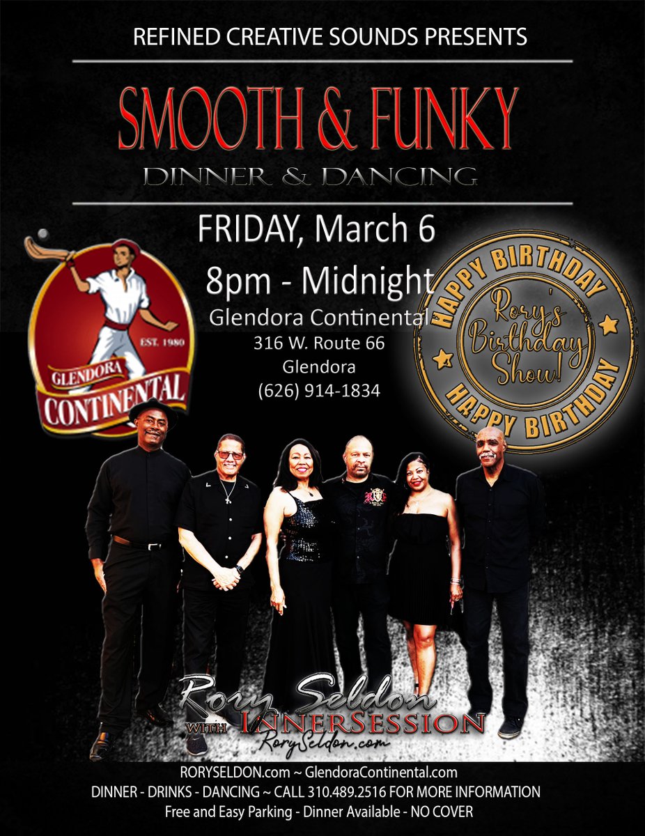 RorySeldon's tweet photo. Let's Rock Glendora on a Friday Night Again! - https://t.co/v7fqxVrg3q https://t.co/PRfZ0BBCR7