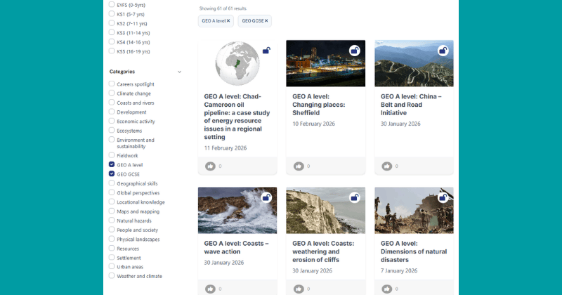 Geographical Association tweet media