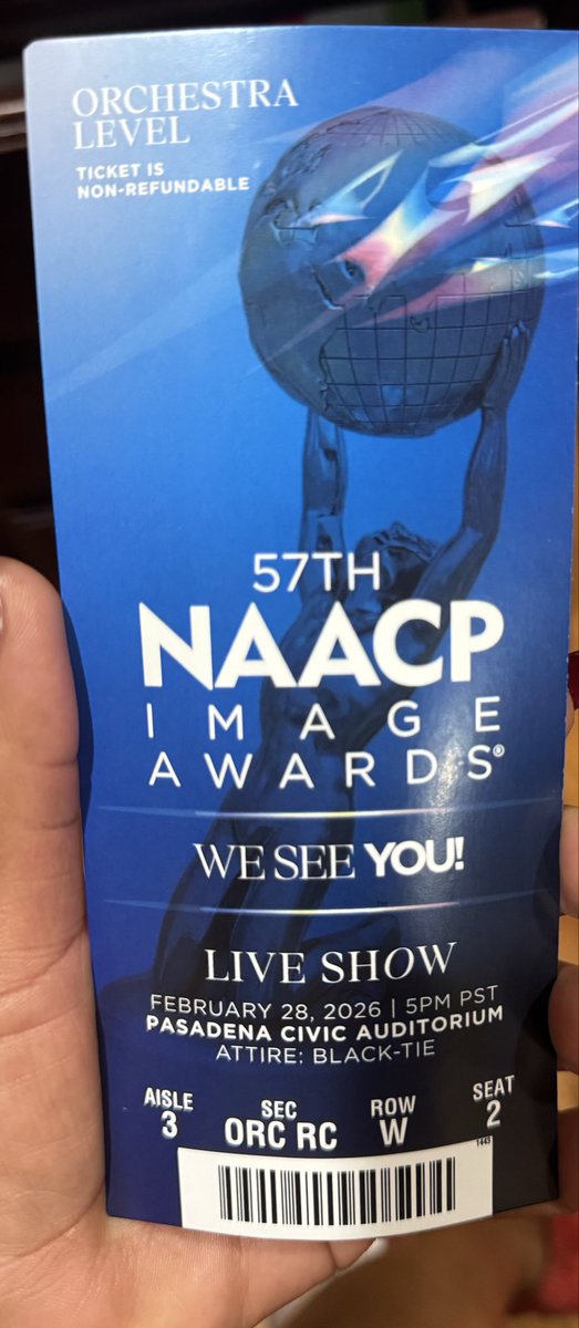 TIDEVINE's tweet image. I had an amazing time at the @naacpimageaward this weekend. I am tired this morning but it is well worth it. 

Bucket List Item ✅

#NAACPImageAwards #BlackExcellence #BucketList
